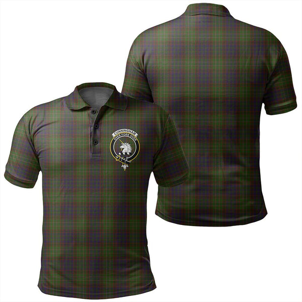 Cunningham Hunting Modern Tartan Classic Crest Polo Shirt