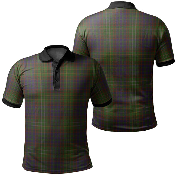 Cunningham Hunting Modern Tartan Classic Polo Shirt Black Neck 2 Style