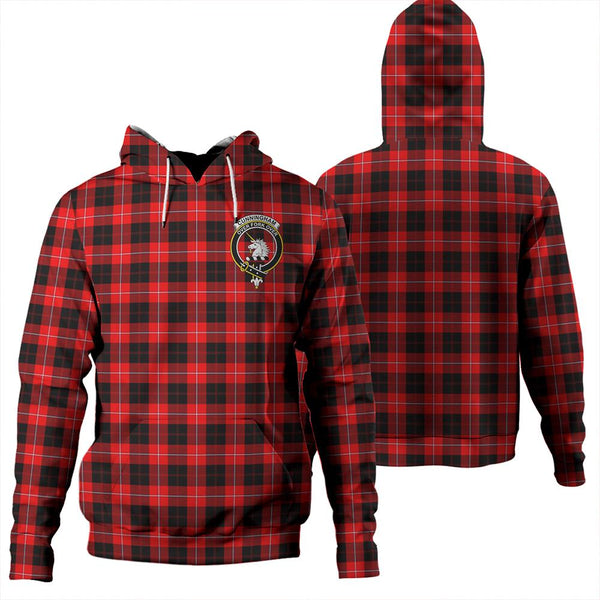 Cunningham Modern Tartan Classic Crest Hoodie