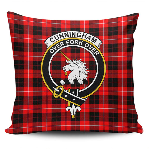 Cunningham Modern Tartan Classic Crest Pillow Cover