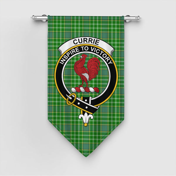 Currie Tartan Classic Crest Gonfalon