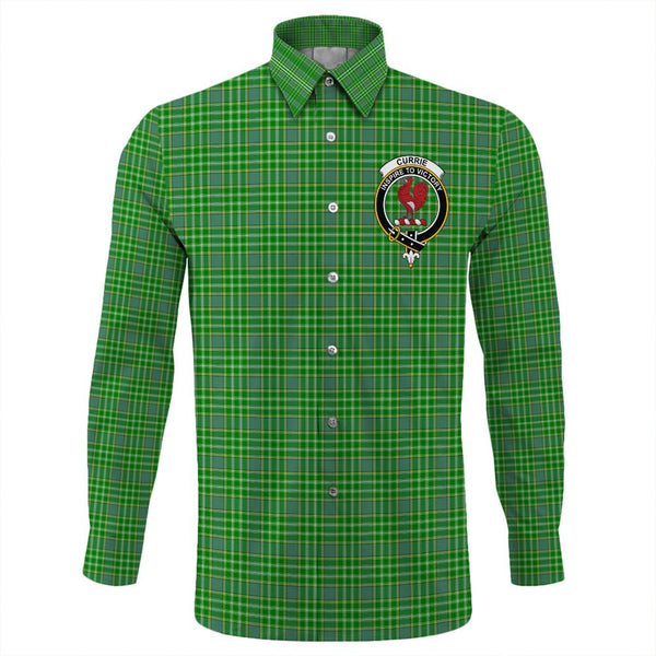 Currie Tartan Classic Crest Long Sleeve Button Shirt