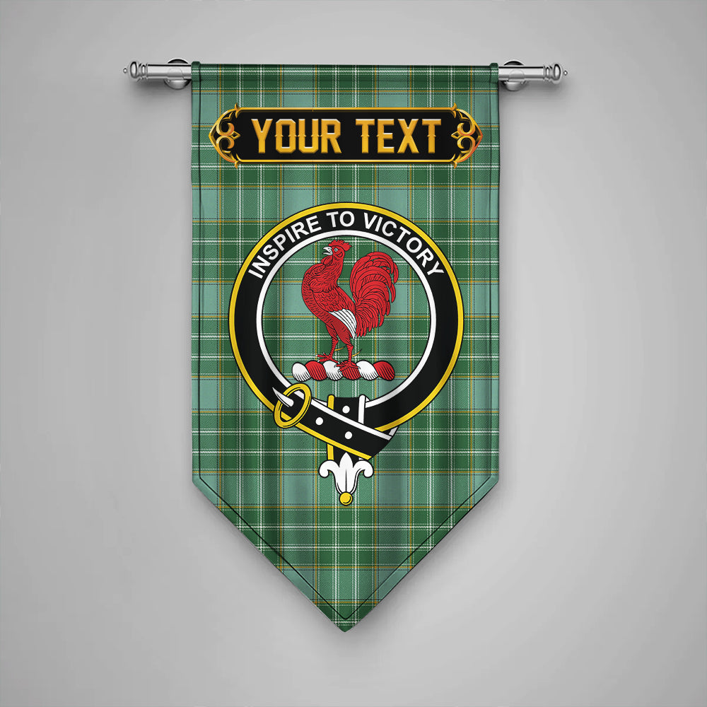 Currie Ancient Clan Badge Tartan Gonfalon Personalize