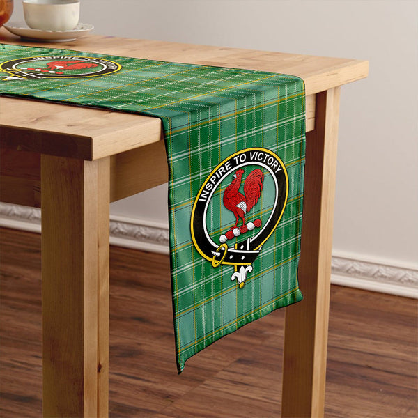 Currie Ancient Clan Badge Tartan Table Runner