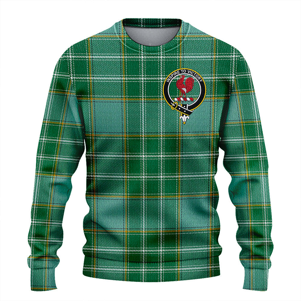 Currie Ancient Clan Badge Tartan Knitted Sweater