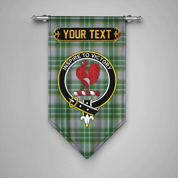 Currie Modern Clan Badge Tartan Gonfalon Personalize