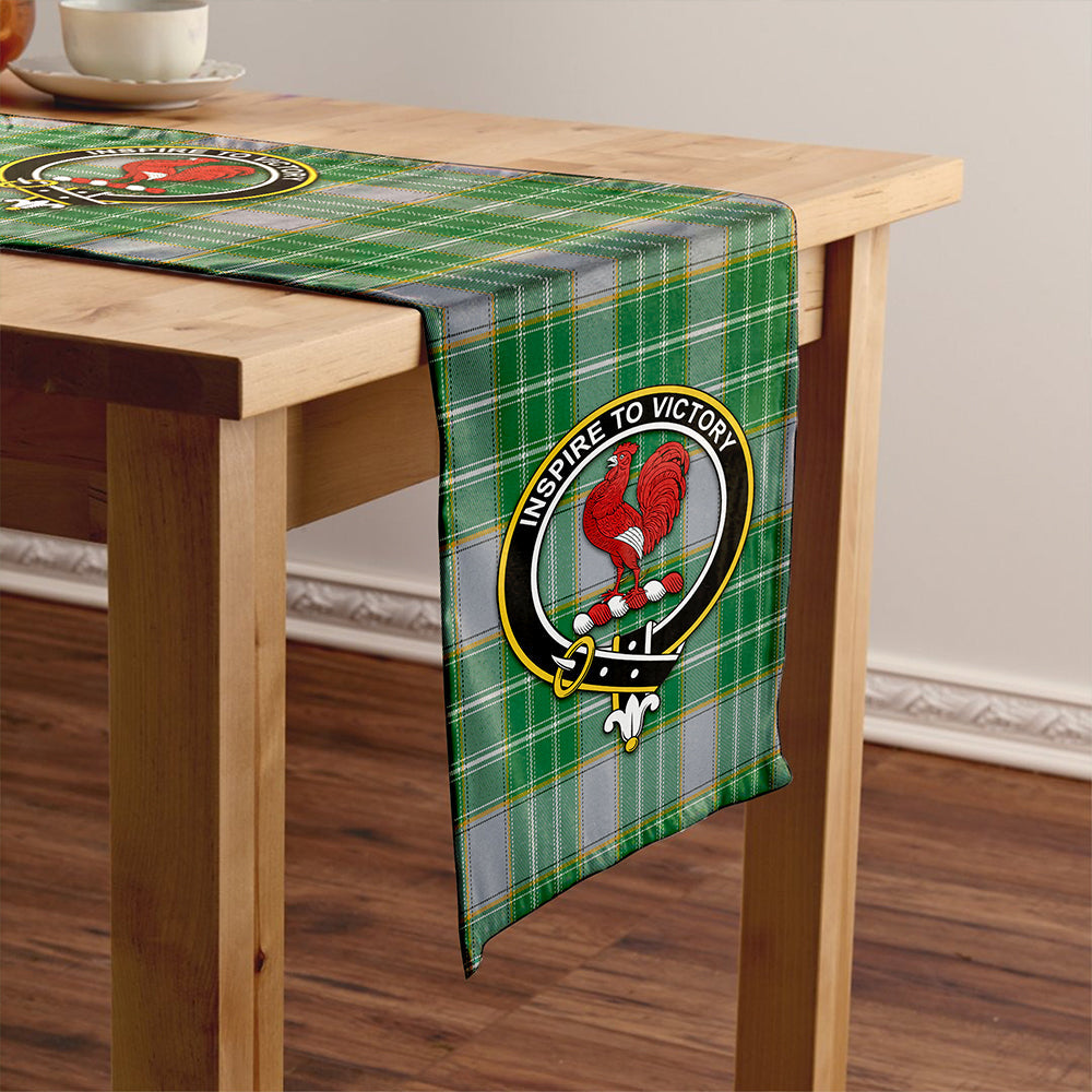 Currie Modern Clan Badge Tartan Table Runner