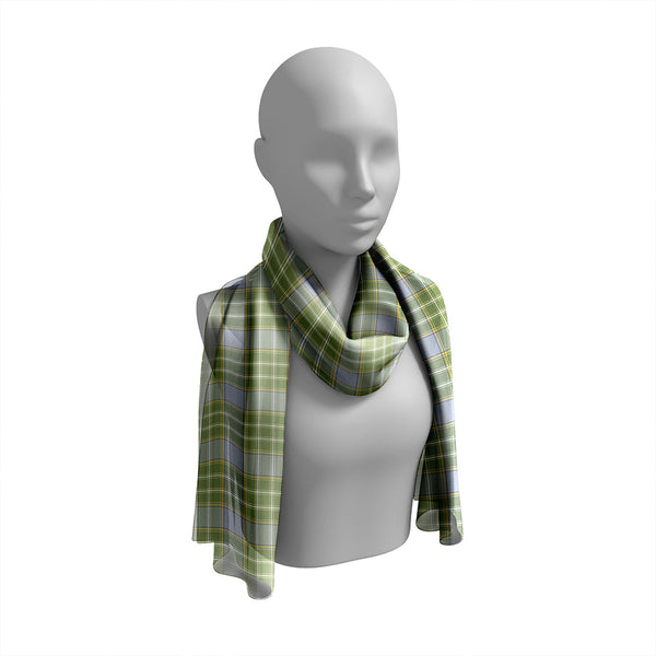 Currie Weathered Tartan Classic Silk Habotai Long Scarf