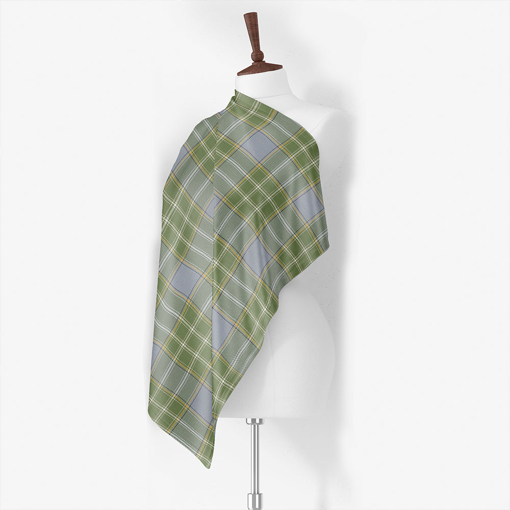 Currie of Arran Weathered Tartan Classic Silk Habotai Square Scarf