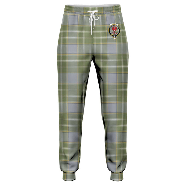 Currie Weathered Clan Badge Tartan Jogger Pants