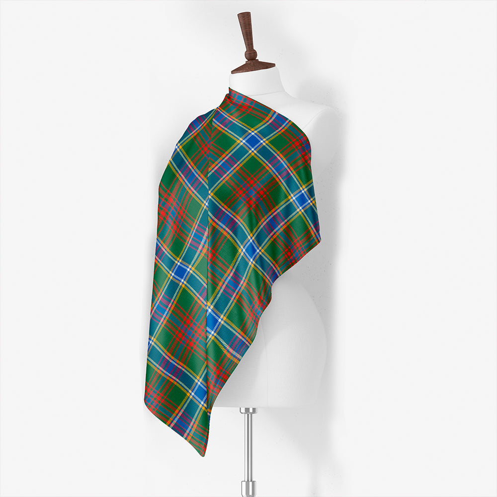 Currie of Arran Ancient Tartan Classic Silk Habotai Square Scarf