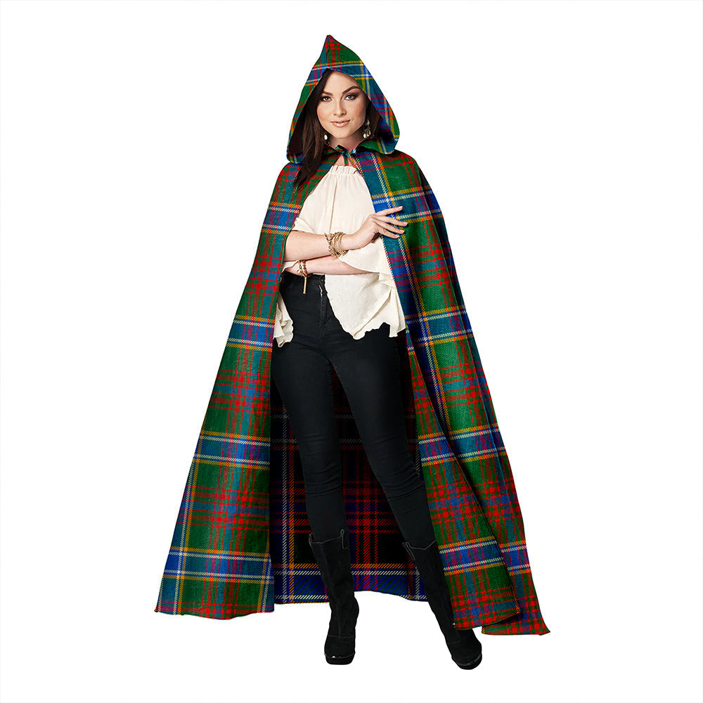 Currie of Arran Modern Clan Badge Tartan Hooded Cloak