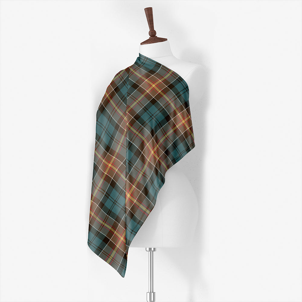 Cusack Modern Tartan Classic Silk Habotai Square Scarf