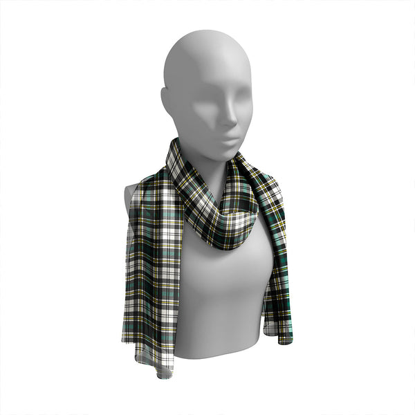 Dalgliesh Dress Modern Tartan Classic Silk Habotai Long Scarf