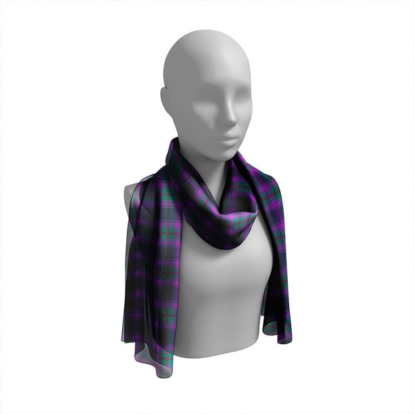 Dalgliesh Modern Tartan Classic Silk Habotai Long Scarf