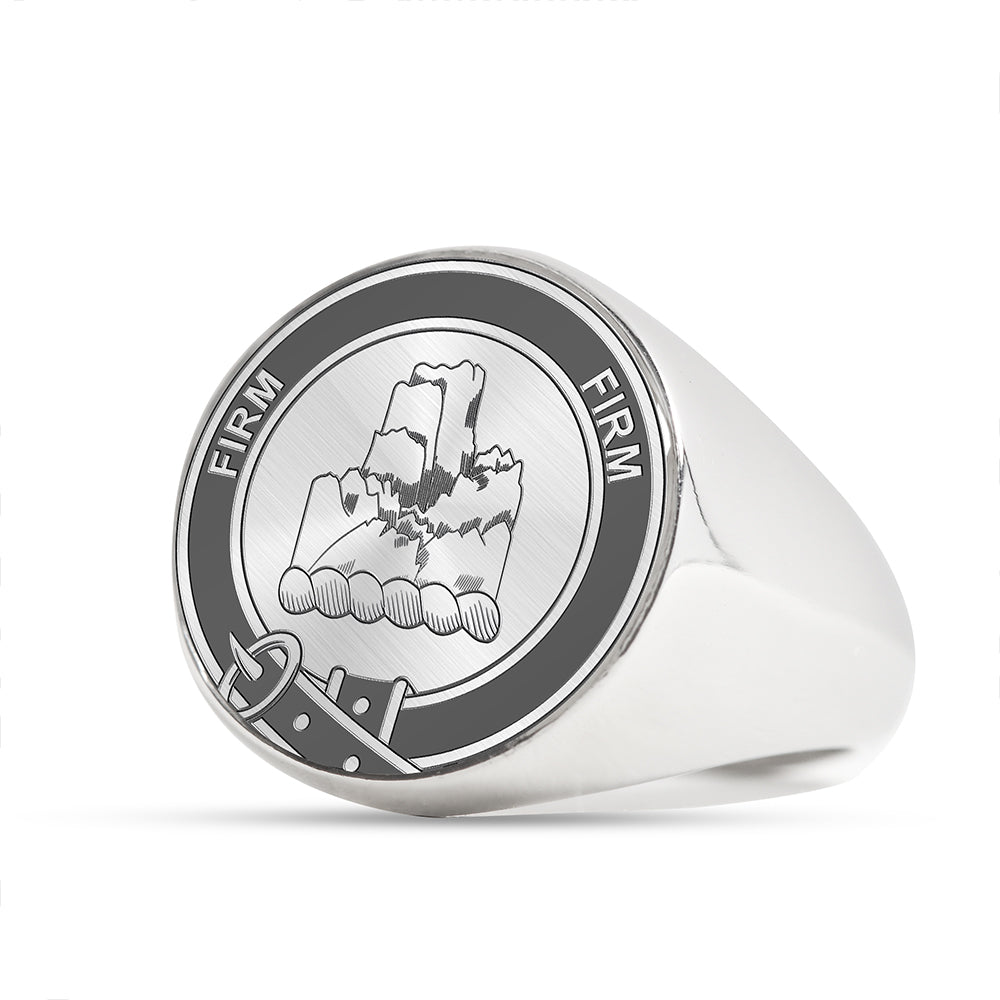 Dalrymple Clan Badge Engraved Signet Ring