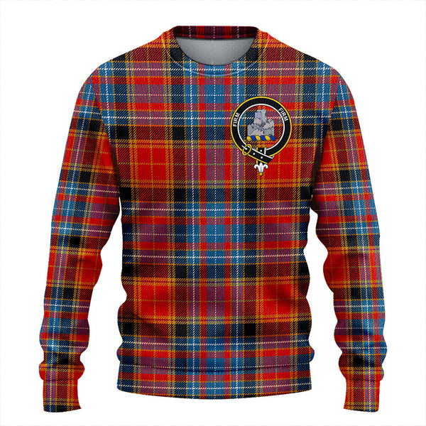 Dalrymple of Castleton Ancient Clan Badge Tartan Knitted Sweater