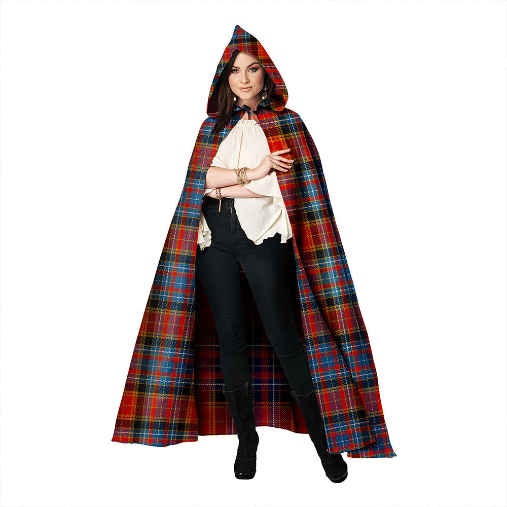 Dalrymple of Castleton Ancient Clan Badge Tartan Hooded Cloak