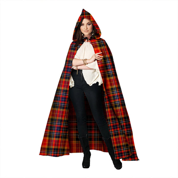 Dalrymple of Castleton Modern Clan Badge Tartan Hooded Cloak