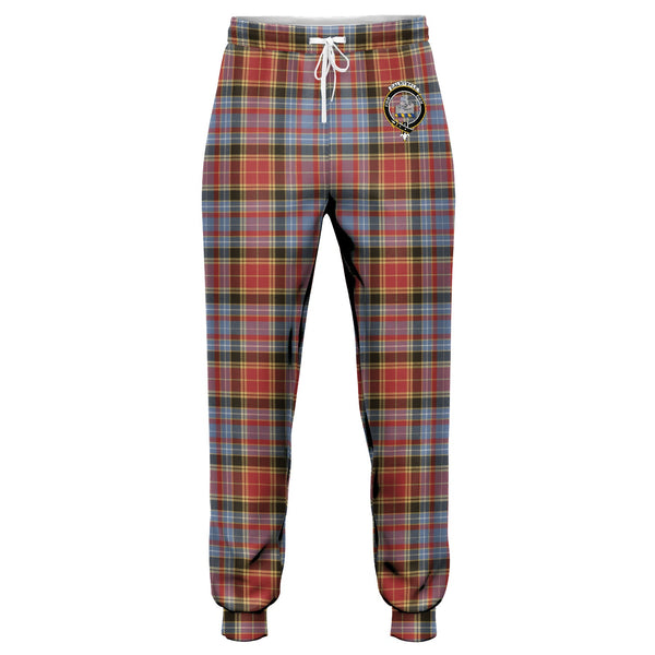 Dalrymple of Castleton Weathered Clan Badge Tartan Jogger Pants