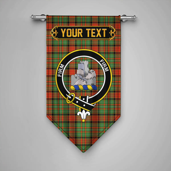 Dalrymple of Castleton #2 Ancient Clan Badge Tartan Gonfalon Personalize