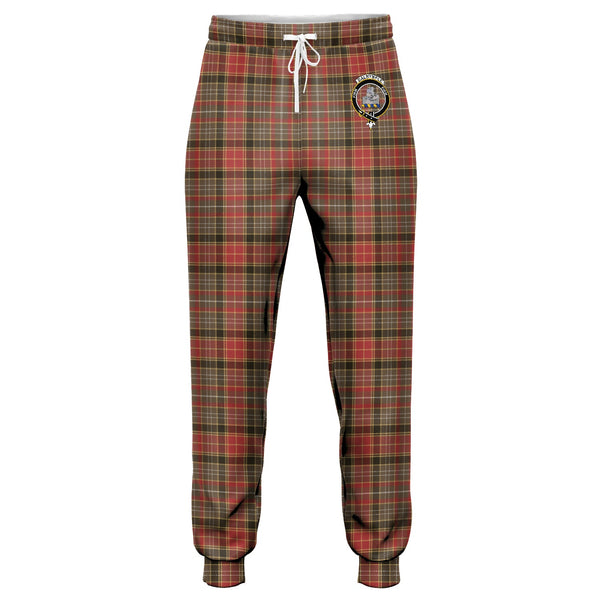 Dalrymple of Castleton #2 Weathered Clan Badge Tartan Jogger Pants