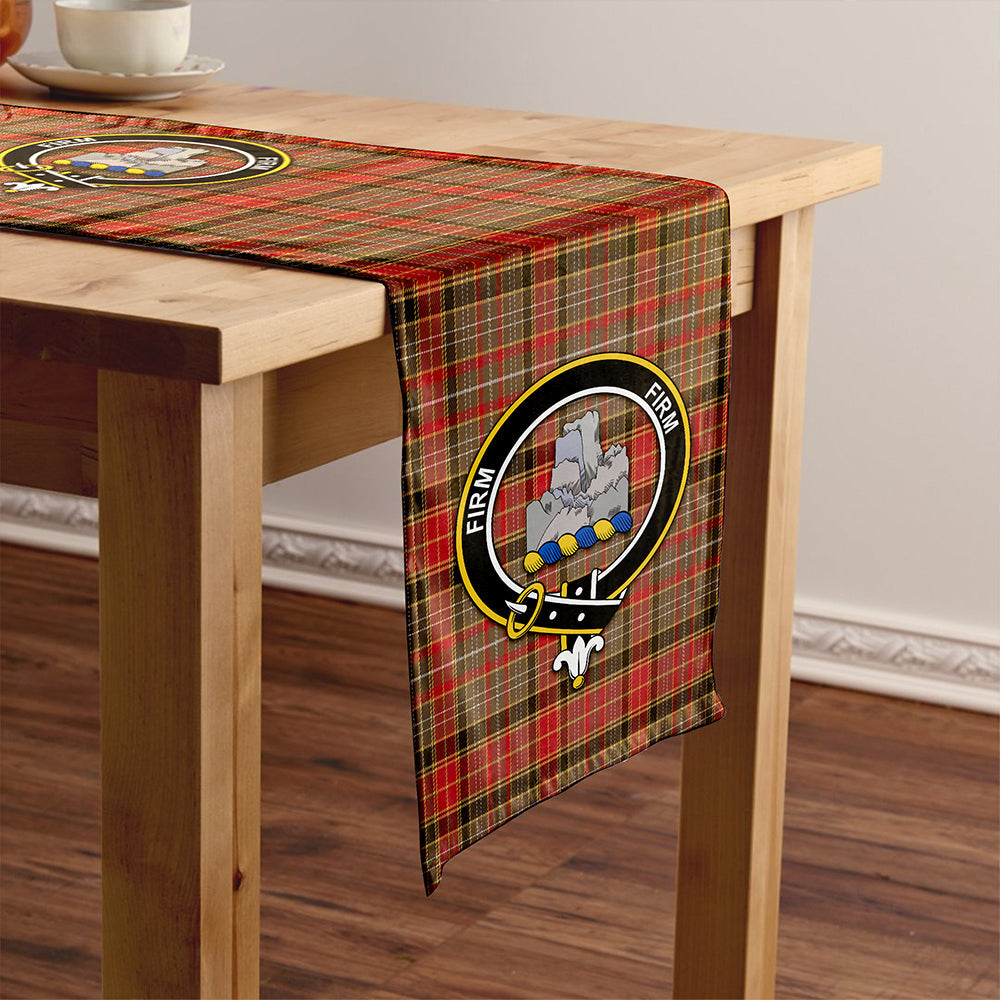 Dalrymple of Castleton #2 Weathered Clan Badge Tartan Table Runner