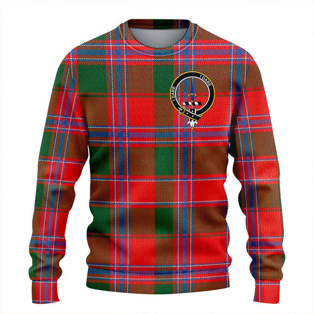 Dalzell  Clan Badge Tartan Knitted Sweater