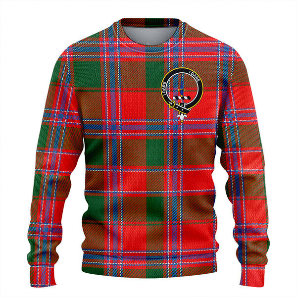 Dalzell  Clan Badge Tartan Knitted Sweater