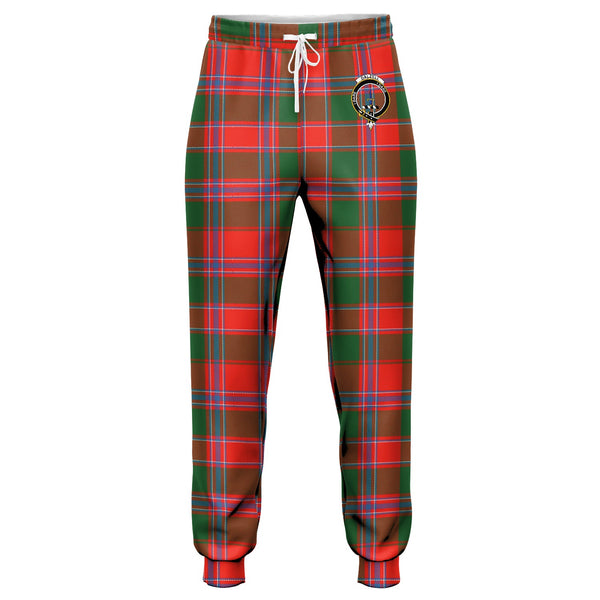 Dalzell Clan Badge Tartan Jogger Pants