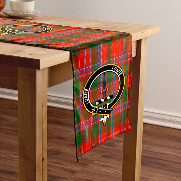 Dalzell  Clan Badge Tartan Table Runner