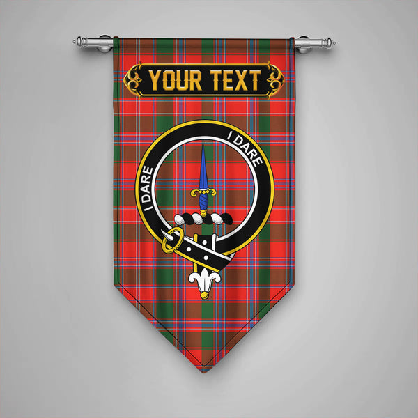 Dalzell  Clan Badge Tartan Gonfalon Personalize