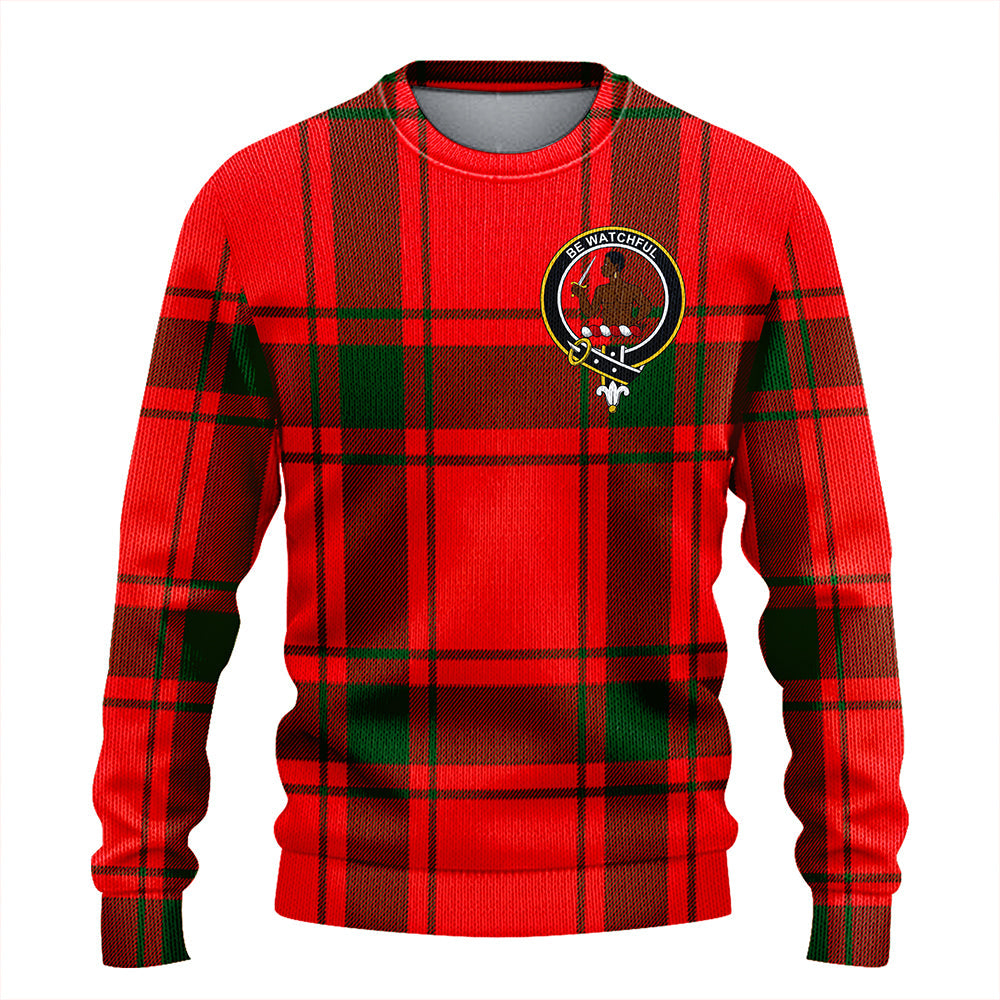 Darroch Clan Badge Tartan Knitted Sweater