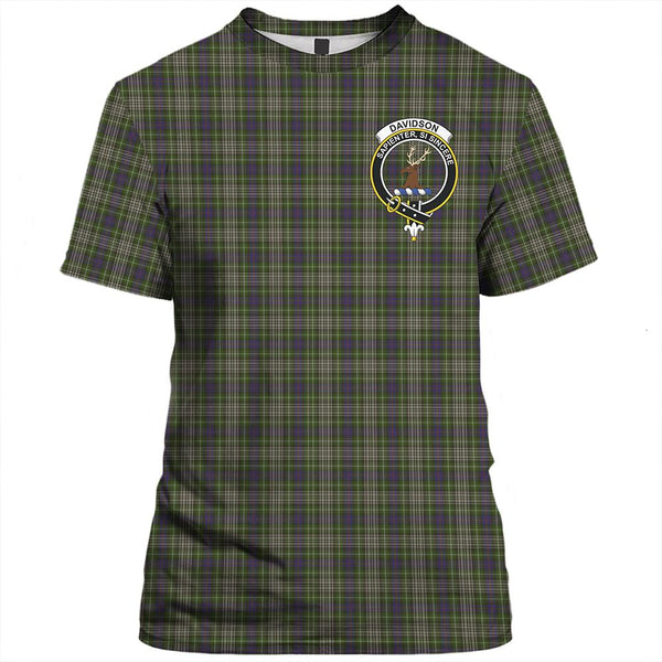 Davidson of Tulloch Tartan Classic Crest T-Shirt