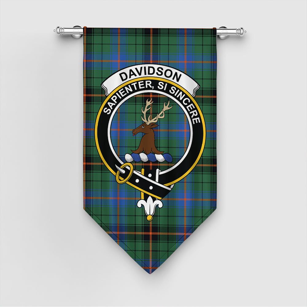 Davidson Ancient Tartan Classic Crest Gonfalon