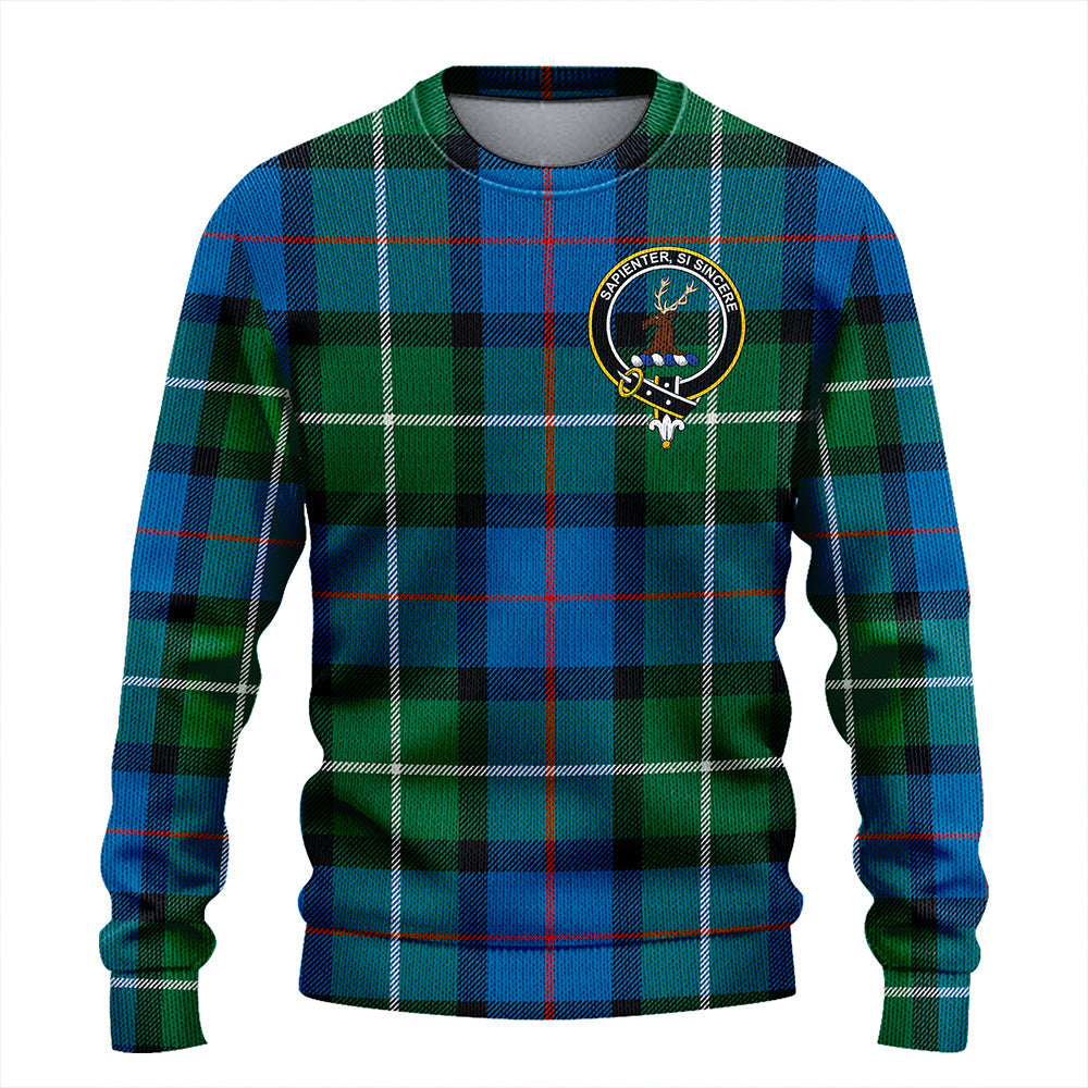 Davidson Ancient Clan Badge Tartan Knitted Sweater