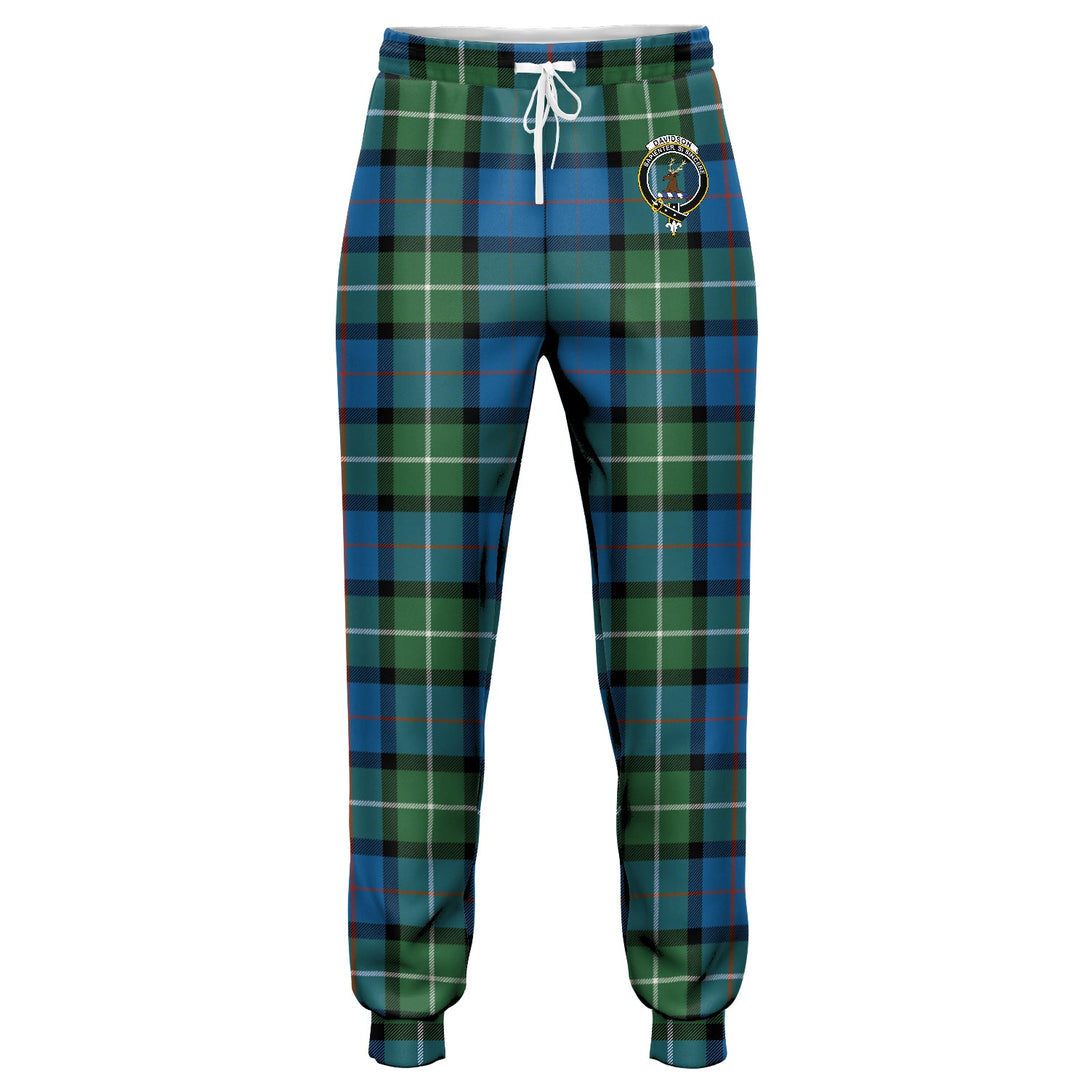 Davidson Ancient Clan Badge Tartan Jogger Pants