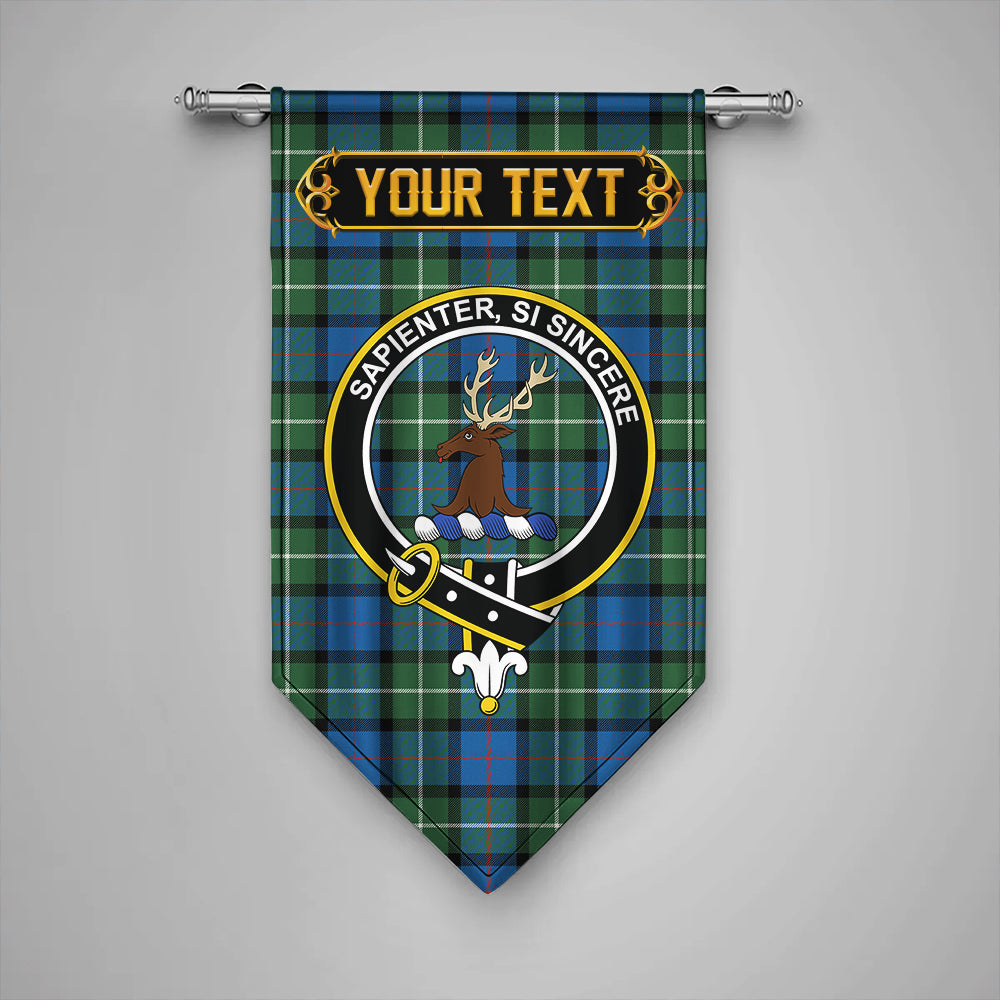 Davidson Ancient Clan Badge Tartan Gonfalon Personalize