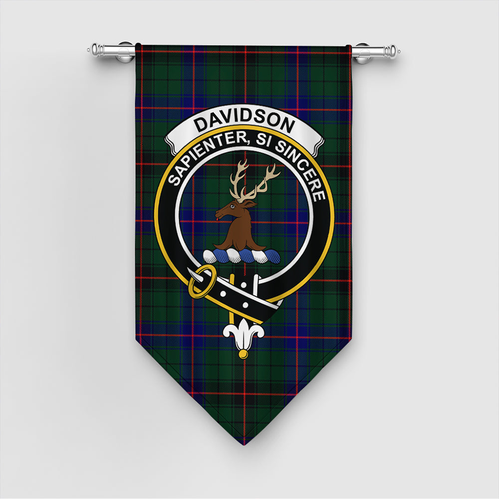 Davidson Modern Tartan Classic Crest Gonfalon