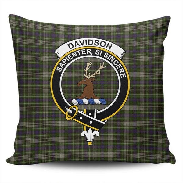 Davidson Tulloch Dress Tartan Classic Crest Pillow Cover