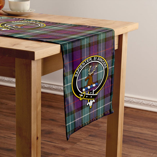 Davidson Weathered Clan Badge Tartan Table Runner