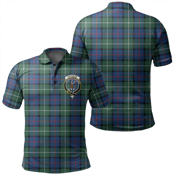 Davidson of Tulloch Tartan Classic Crest Polo Shirt