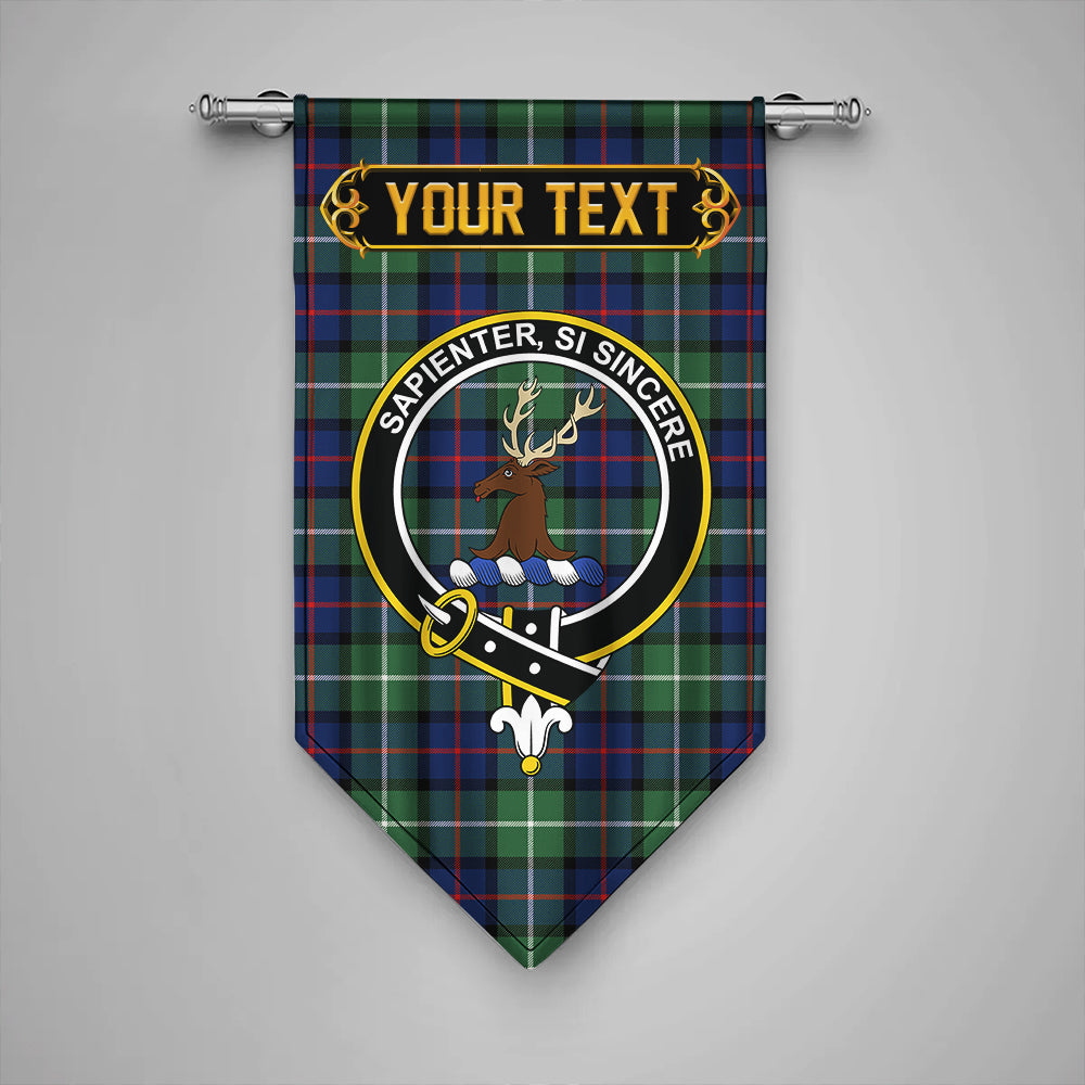 Davidson of Tulloch Modern Clan Badge Tartan Gonfalon Personalize