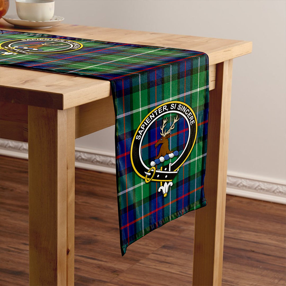 Davidson of Tulloch Modern Clan Badge Tartan Table Runner