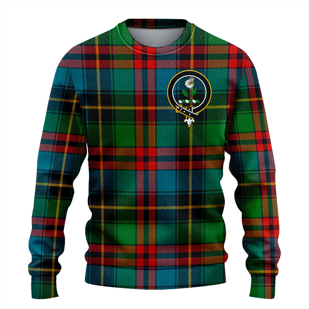 Deas Ancient Clan Badge Tartan Knitted Sweater