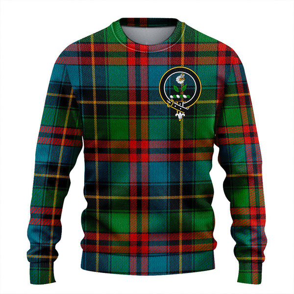 Deas Ancient Clan Badge Tartan Knitted Sweater