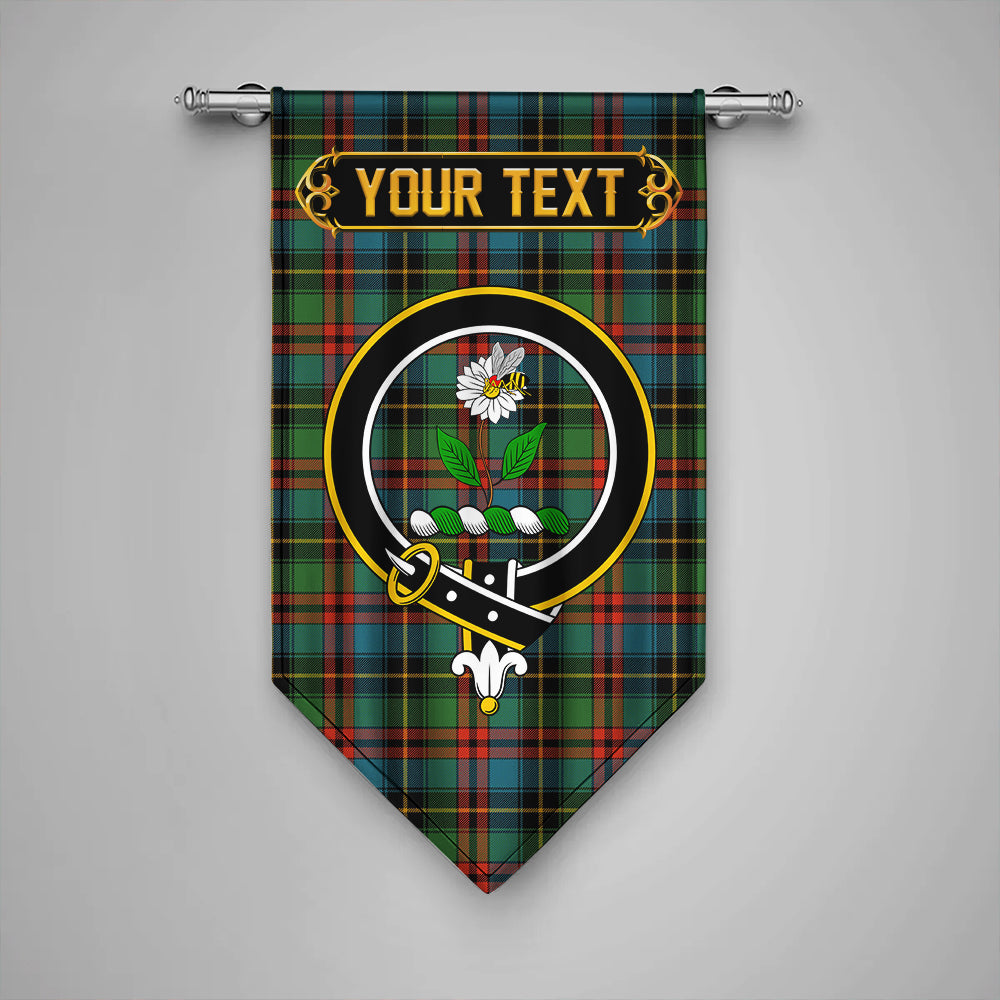 Deas Ancient Clan Badge Tartan Gonfalon Personalize