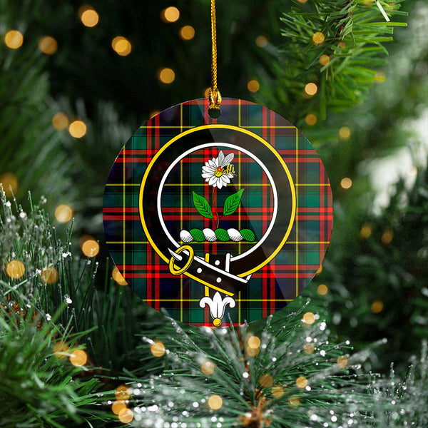 Deas Modern Clan Badge Tartan Plastic Christmas Ornaments