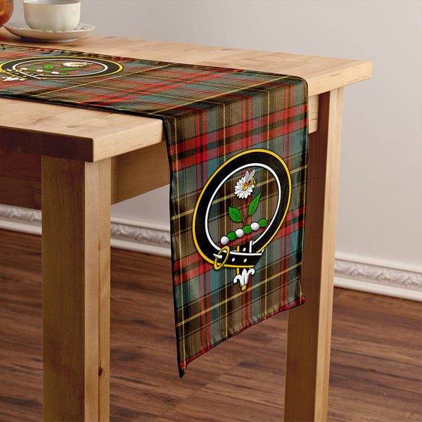 Deas Weathered Clan Badge Tartan Table Runner