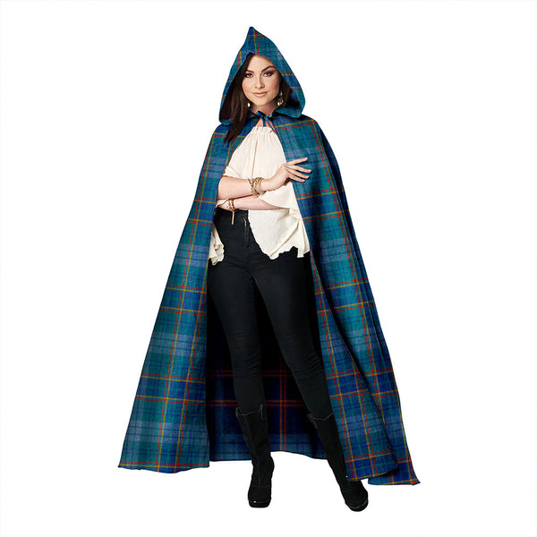 Dempster Ancient Clan Badge Tartan Hooded Cloak